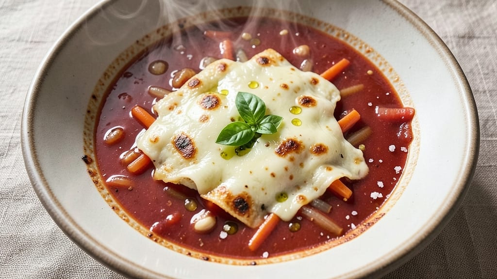 Baker's Crust Tomato Cheese Soup Recipe: Crispy Top, Melty Cheese Harmony