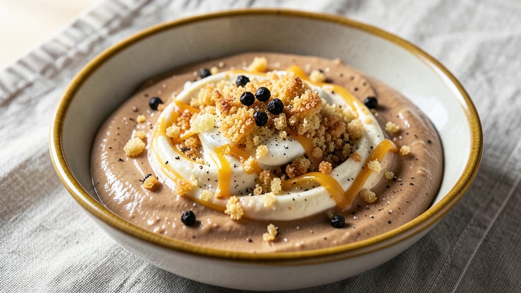 Almond Cheese Dip Recipe: Nutty Creaminess With Crispy Breadcrumb Topping