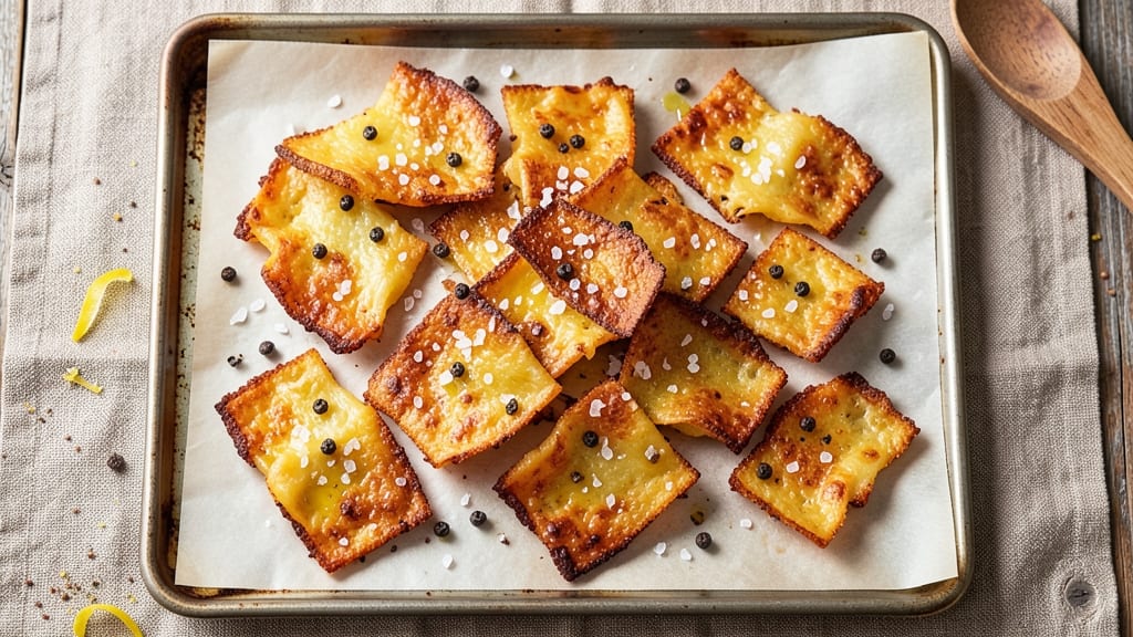 Asiago Cheese Crisps Recipe: Golden Shards With Nutty Pull-Apart Magic