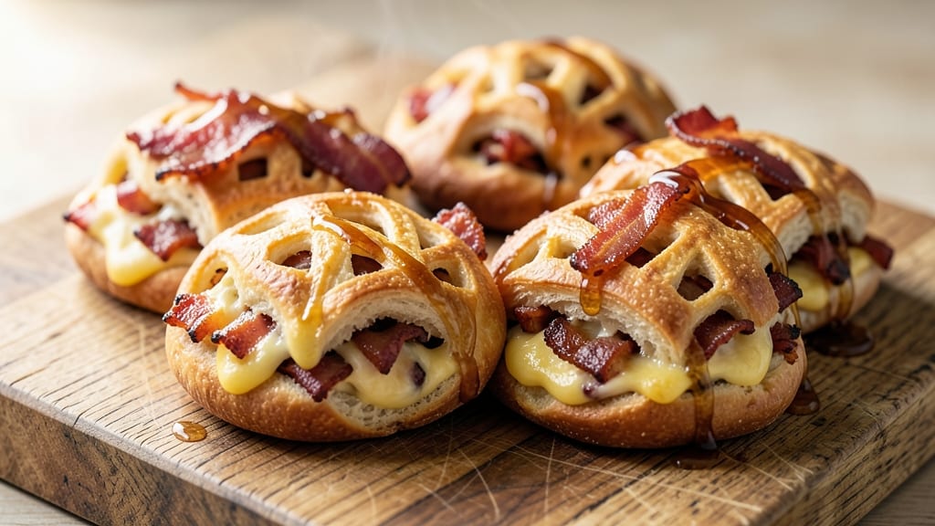Bacon and Cheese Kolache Recipe: Flaky Pastries Stuffed With Smoky Crunch