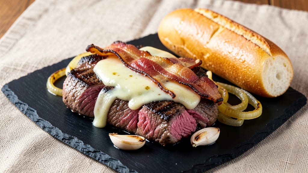 Bacon Cheese Steak Recipe: Smoky Steakhouse Bites with Crispy Bacon Crunch