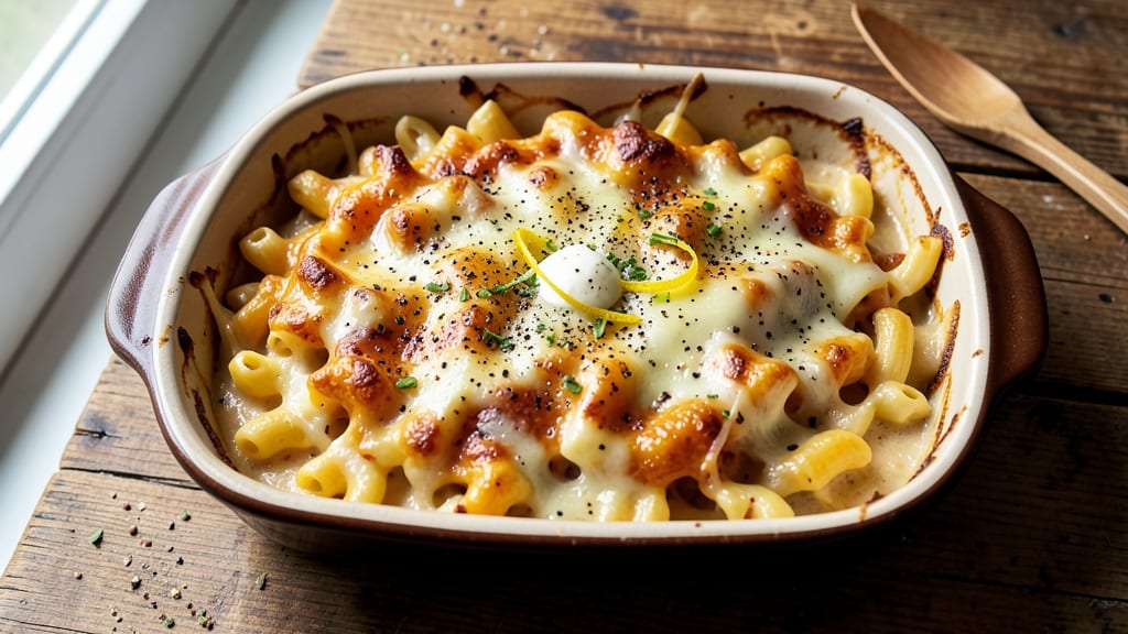 Baked Mac and Cheese Recipe with Cream of Chicken Soup: Crispy Top, Velvety Pull-Apart Magic