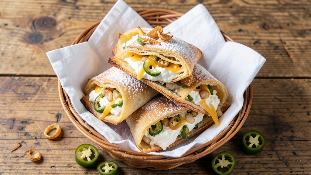 7-11 Jalapeño Cream Cheese Taquitos Recipe: Air-Crispy Bites With Spicy Cheese Pulls