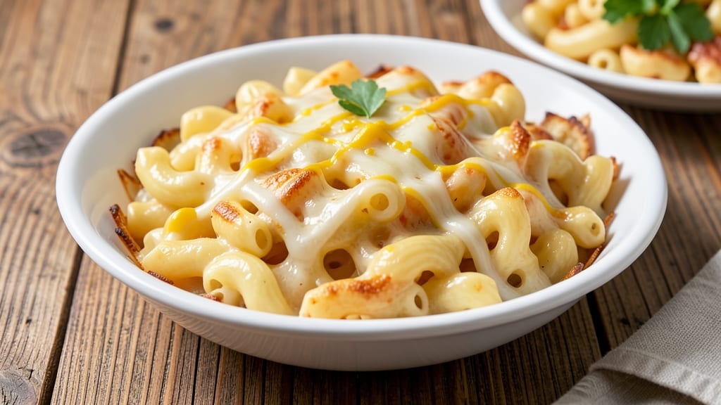 American Style Mac and Cheese Recipe: Crispy Breadcrumb Crown Over Melty Cheddar Rivers