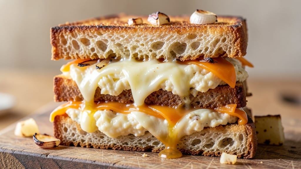 Aloo Cheese Sandwich Recipe: Spiced Potato and Melty Cheese Crunch