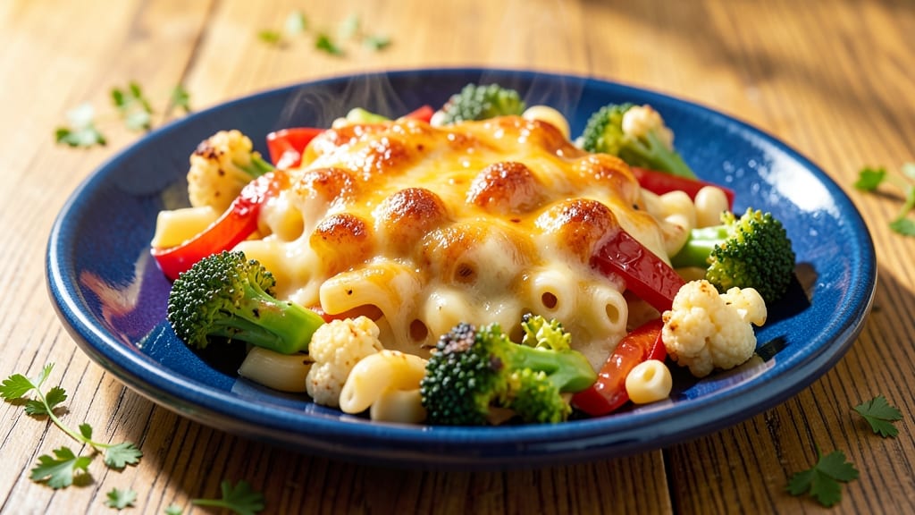 Baked Mac and Cheese Recipe with Veggies: Crispy Top, Hidden Greens, One-Pan Magic