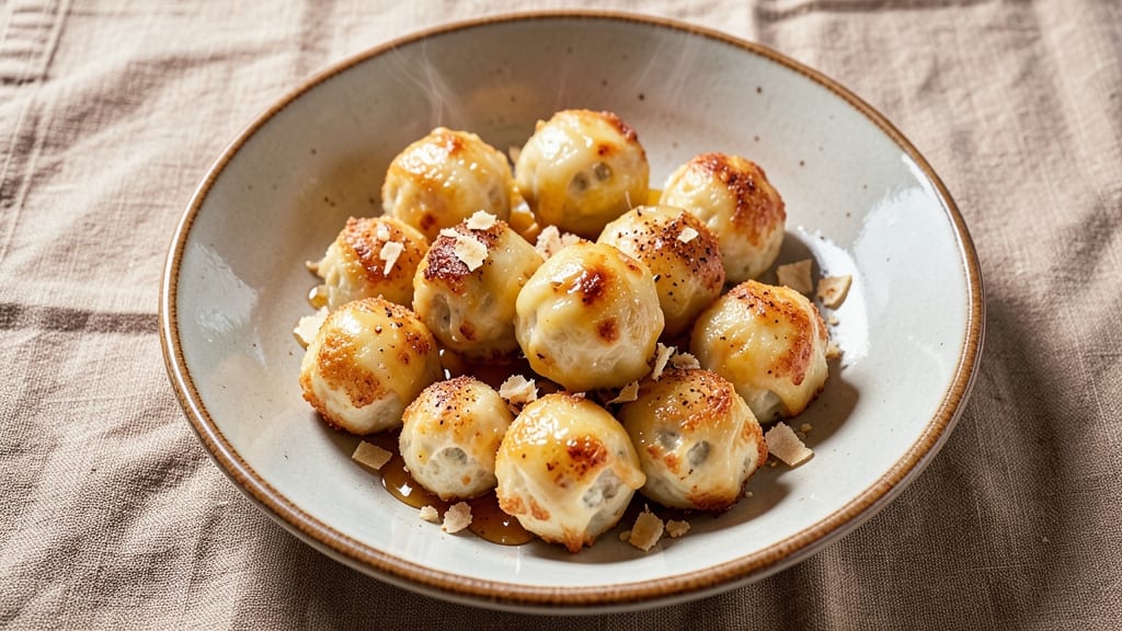 American Cheese Balls Recipe: Golden Crust, Warm Cheddar Rivers