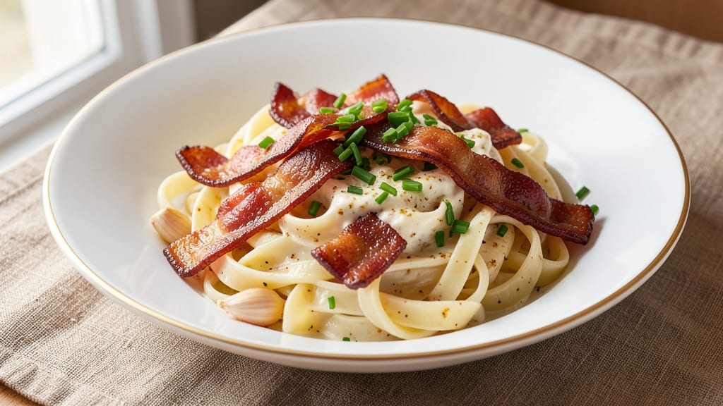 Bacon Cream Cheese Pasta Recipe: Crispy Bacon Bites and Silky Cheese Swirls