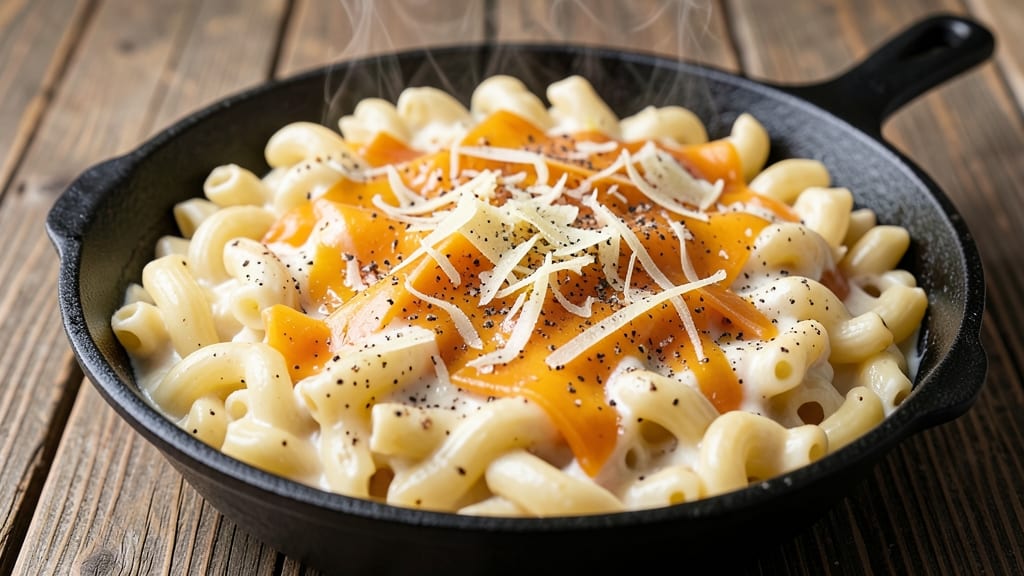 American Style Mac and Cheese Recipe: Triple-Cheese Crunch With Golden Crust Layers