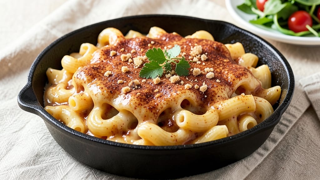 Baked Mac and Cheese Recipe with Paprika: Smoky-Spiced Crunch and Melty Streaks