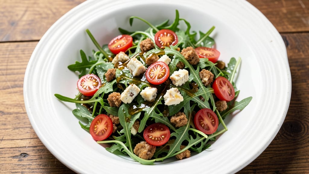 Arugula Blue Cheese Salad Recipe: Peppery Greens and Bold Bites