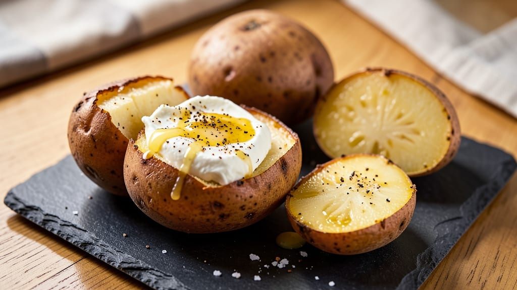 Baked Potato and Cream Cheese Recipe: Crispy Top, Gooey Pull-Apart Magic in One Pan