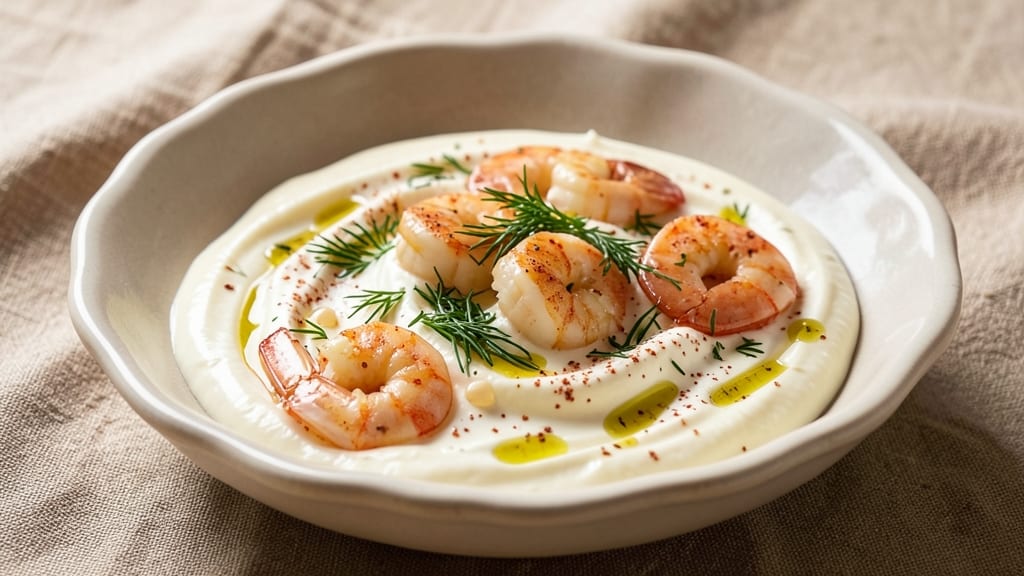 Baked Shrimp Cream Cheese Dip Recipe: Breadstick-Topped Crunch With Herbed Cream Cheese