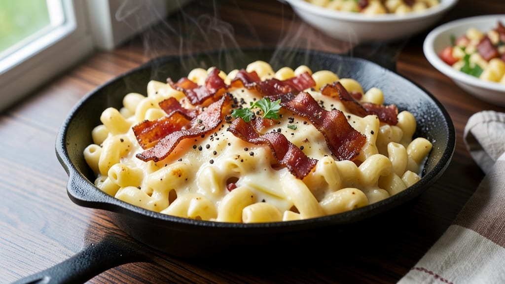 Bacon Ranch Macaroni and Cheese Recipe: Crispy-Topped, Smoky, and Herby One-Pan Magic