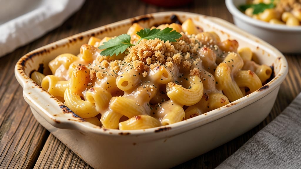 Baked Mac and Cheese Recipe with Almond Milk: Crispy Top, Silky Pull-Apart Magic