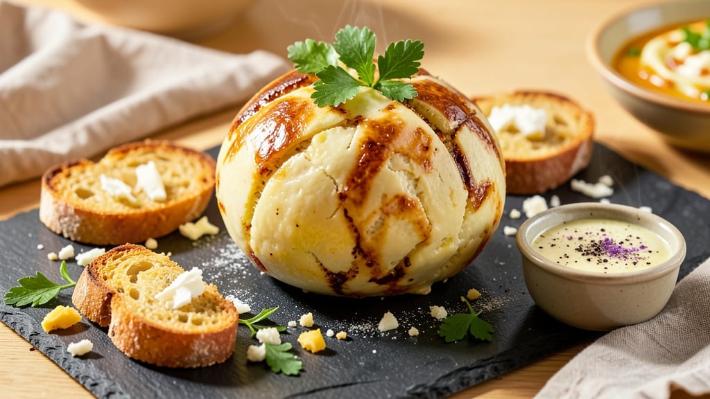 Amazing Cheese Ball Recipe: Crunchy Exterior, Gooey Cheddar Core