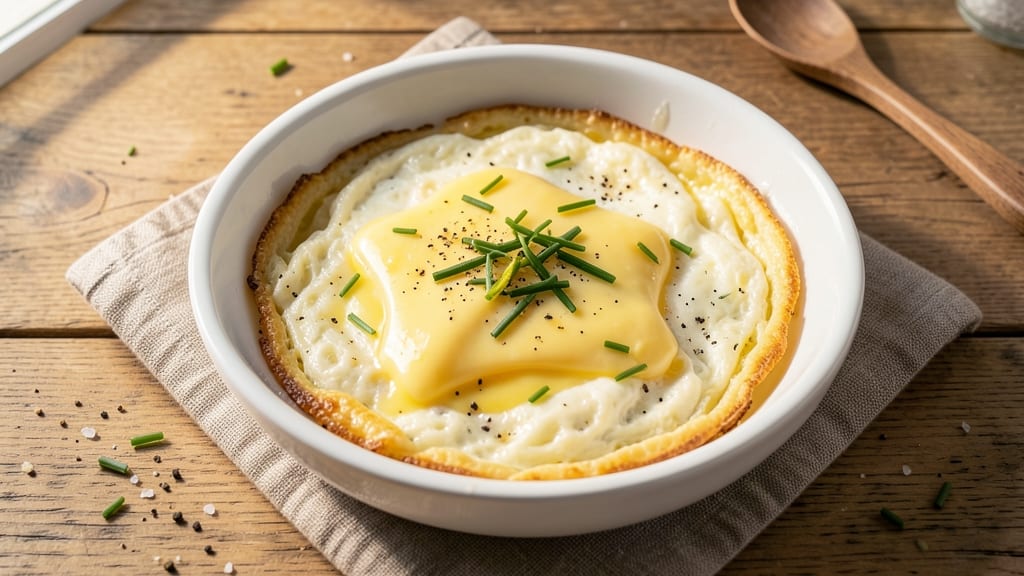 American Cheese Omelette Recipe: Golden Crust and Melted String Cheese Layers