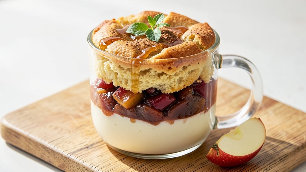 Apple Pie Cottage Cheese Mug Cake Recipe: Warm Spice and Tangy Twist in Minutes