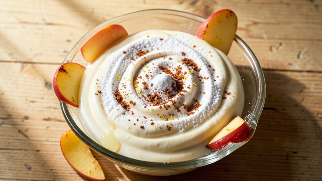 Apple Dip Recipe With Cream Cheese And Powdered Sugar: Warm Spice-Infused Spread for Apple Slices