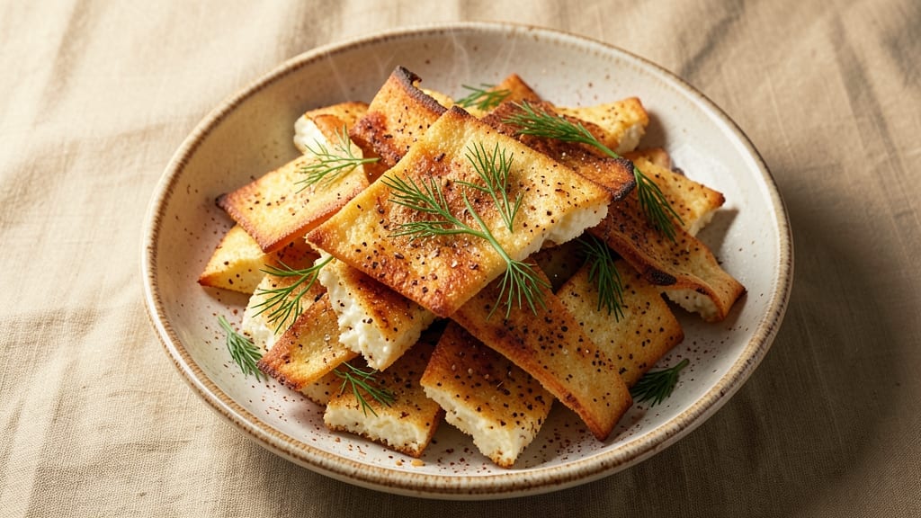 Baked Cottage Cheese Crisps Recipe: Golden Crunch With No Added Fat