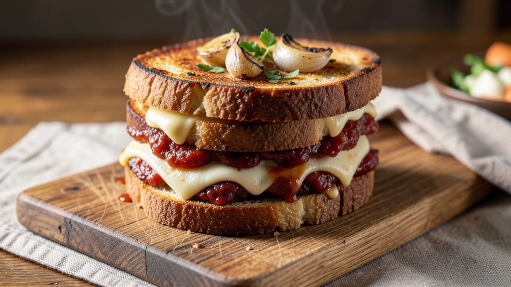 BBQ Grilled Cheese Sandwich Recipe: Smoky-Spiced Crust Meets Melted Cheese Rivers