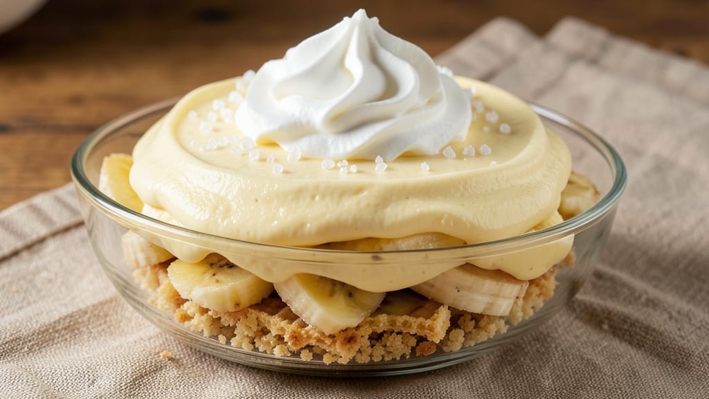 Banana Pudding Recipe With Cream Cheese and Heavy Whipping Cream: Crispy Vanilla Wafer Crunch Meets Ultra-Rich Cream Layers