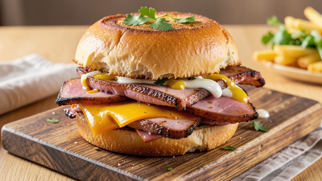 Arby's Hot Ham and Cheese Recipe: Triple-Layered Crunch With Smoky Cheddar Rivers