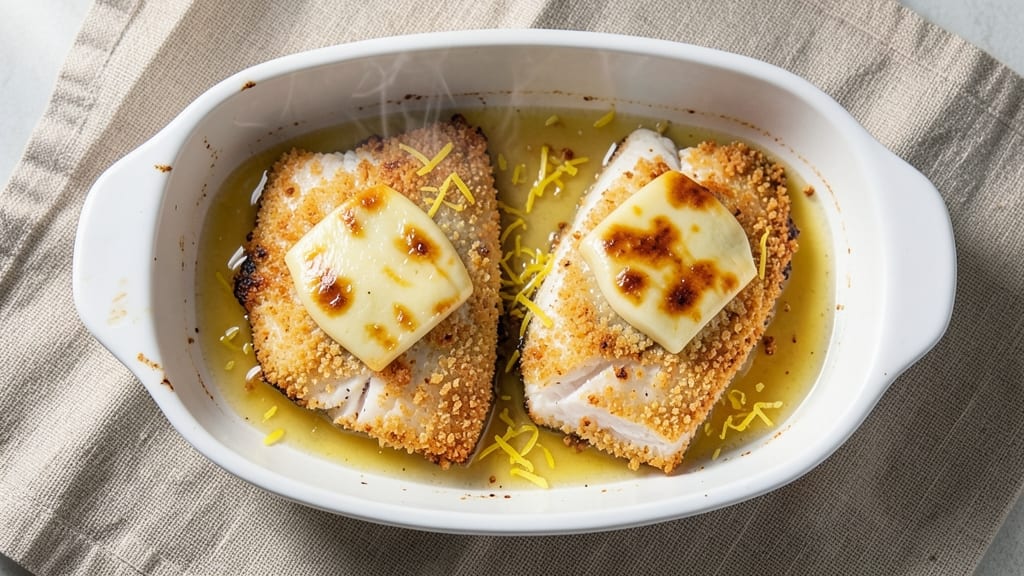 Baked Cod With Cheese Recipe: Breadcrumbs Crunch Over Melted Gouda