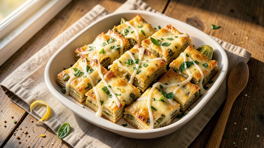 Artichoke Cheese Squares Recipe: Crispy Top and Herb-Infused Cheese Pull-Apart Magic