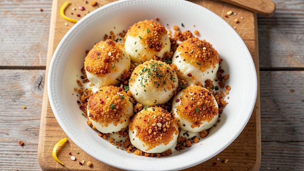Baked Mozzarella Cheese Balls Recipe: Golden Crust With Gooey Pull-Apart Magic