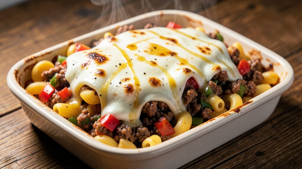 Baked Macaroni and Cheese Recipe with Ground Beef: Savory Twist on Classic Comfort Food