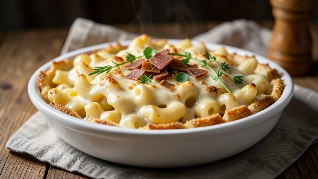 9x9 Mac and Cheese Recipe: Triple-Layered Crunch With Warm Cheddar Streaks