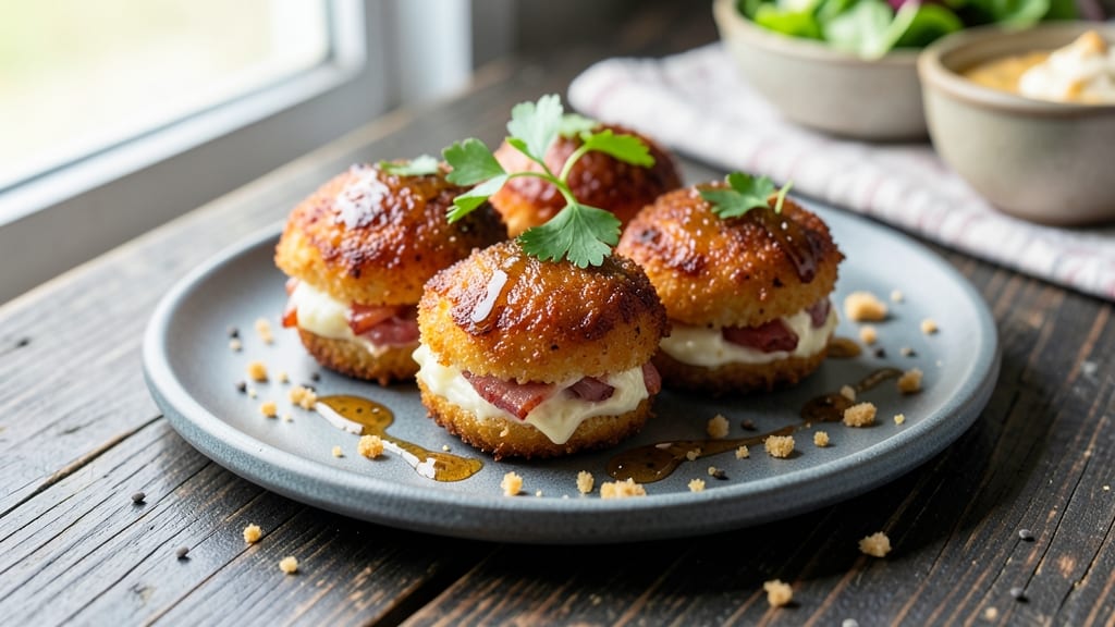 Bacon and Cheese Croquettes Recipe: Crispy Shells With Smoky Cheese Pulls