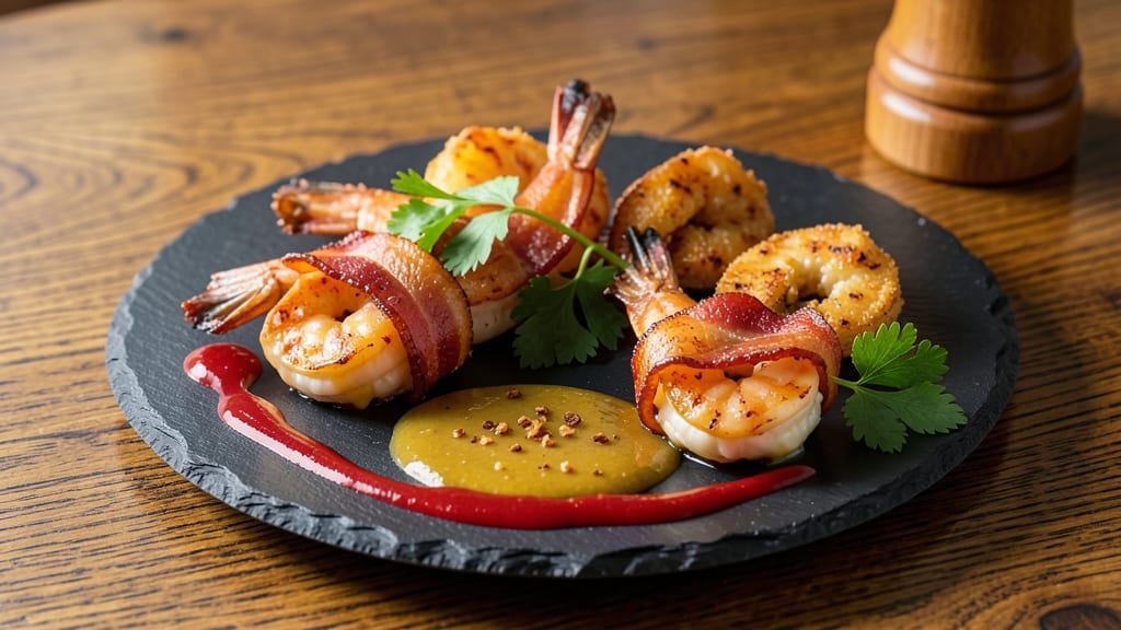 Bacon-Wrapped Shrimp With Pepper Jack Cheese Recipe: Crispy Bites With Melty, Smoky Cheese Rivers