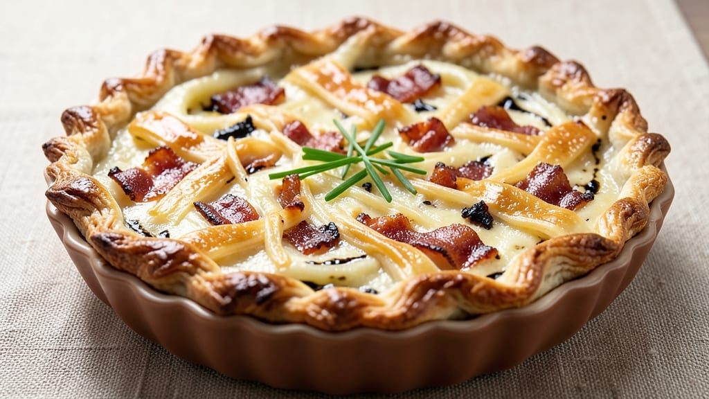 Asiago Cheese Quiche Recipe: Golden Crust, Nutty Cheese Rivers