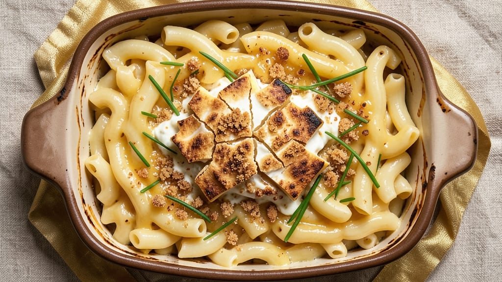 Baked Mac and Cheese Recipe Divas Can Cook: Crispy Breaded Crown Over Gooey Cheddar