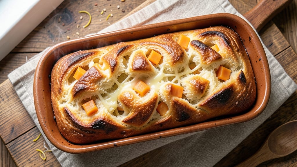 Artisan Cheddar Cheese Bread Recipe: Crispy Crust With Sharp Pull-Apart Magic
